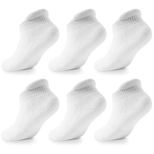 Image of LA ACTIVE Non Slip Grip Ankle Boys and Girls Socks with Non Skid for Babies Toddlers and Kids Back to School 0-10 Years