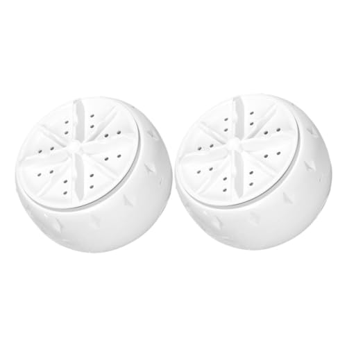 IWOWHERO 2 Stück Tragbare Mini waschmaschine Automatisch Turbo waschmaschine mit USB stromversorgung und Saugnapfbasis Schonend für Unterwäsche für Reisen Camping Wohnung und Wohnmobil