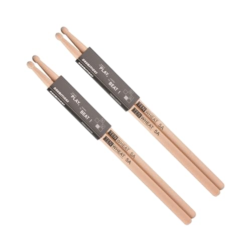 2 Pares Baquetas de Madera de Arce 5A 14.8 cm miniatura 2