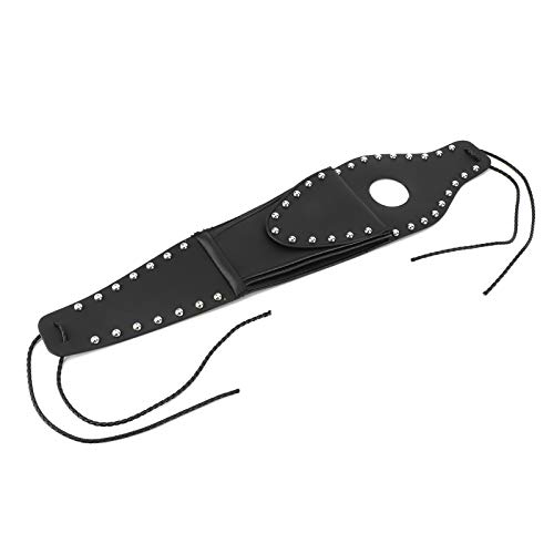 Couvercle de réservoir de carburant de moto garniture cuir avec pochette XL