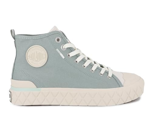 Image of Palladium Unisex Palla Ace Mid Organic Canvas Lace Up Sneaker