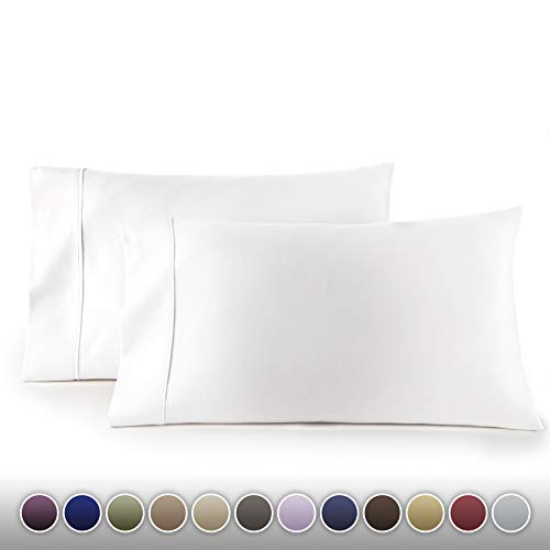 HC COLLECTION Luxury 1500 Series 2pc Set of Pillow Cases, Brushed Microfiber, Silky
