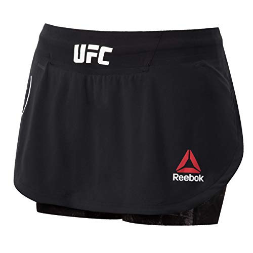 Reebok UFC Women's Fight Night Authentic Octagon Skort, Black, Small