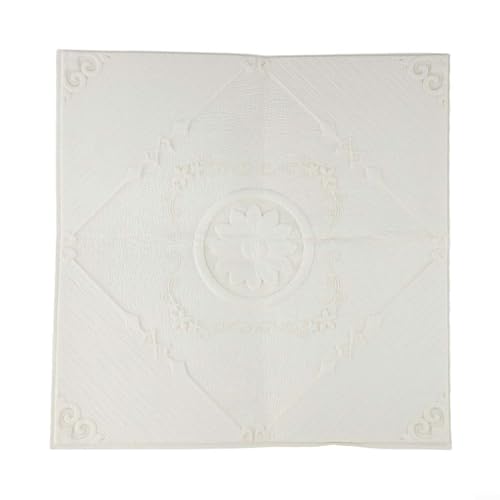 Sandyseptember Klassik 3D-Wandpaneel 10PCS Weiß