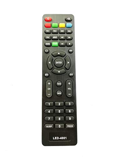 Image of LipiWorld LED-4001 LCD Led Tv Remote Control (Suitable for Intex Led) Compatible for Intex Tv Remote