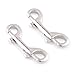 SHONAN Double Ended Bolt Snap Hooks, 2 Pack Stainless Steel Double Ended Bolt Snap Marine Grade, 3.5 Inch Metal Chain Clips for Diving, Dog Leash, Horse Tack, Feed Buckets