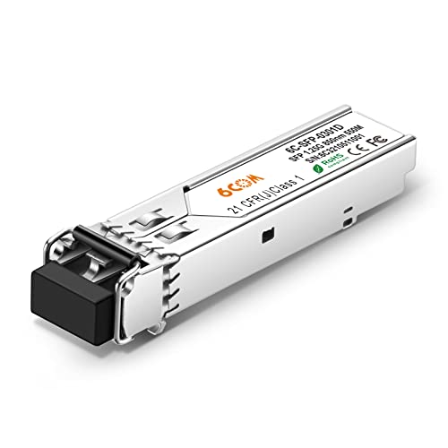 Image of 1.25G SFP Transceiver, 1000Base-SX Gigabit SFP Module, 850nm LC Multi-Mode Module, Compatible for Cisco GLC-SX-MMD, Ubiquiti, Netgear, D-Link, Supermicro, Mikrotik, up to 550M