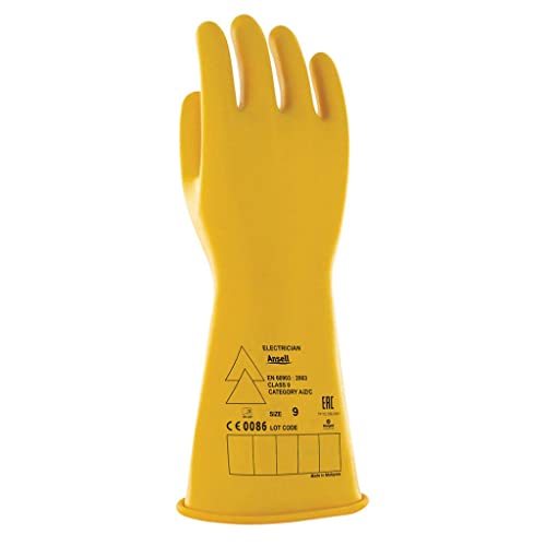 Ansell GUANTES AISLANTES ELÉCTRICOS DE BAJA VOLTAJE (CLASE 0) L Amarillo Cover