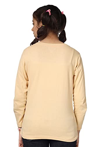 Image of KYDA KIDS Girls Cotton Full Sleeve Printed T-Shirt (Pack of 3)