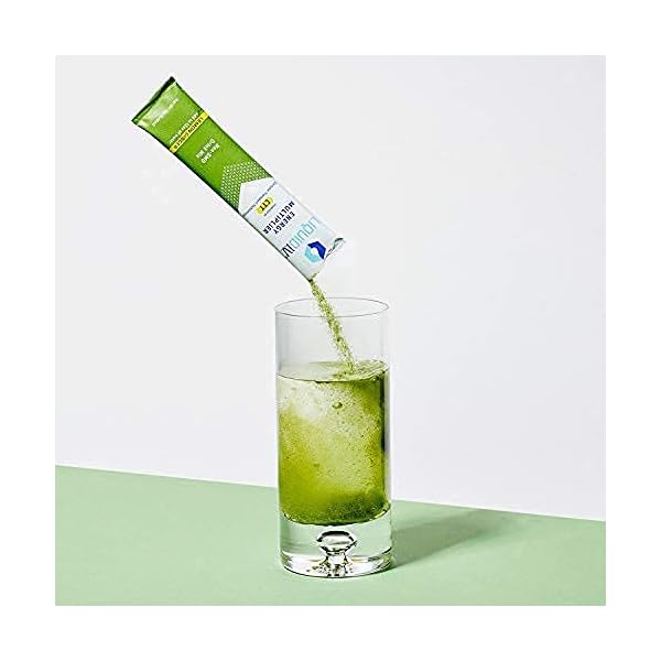 Liquid I.V. Hydration + Energy Multiplier - Lemon Ginger - Hydration Powder Packets | Electrolyte Drink Mix | Easy Open Single-Serving Stick | Non-GMO | 14 Sticks