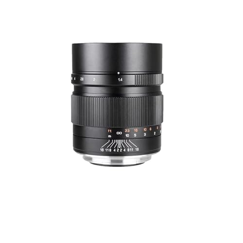 Camera Lens, 65mm F1.4 Medium Format Manual Focus Prime Lens，Compatible for Fujifilm GFX 50/50S/50R/100,Parts