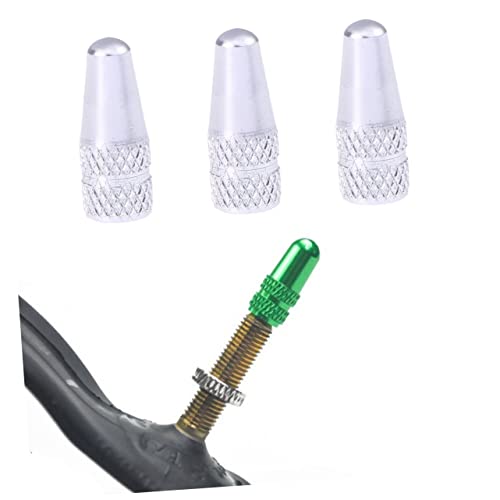Cubiertas de válvula de aluminio BESPORTBLE 6 piezas miniatura 3