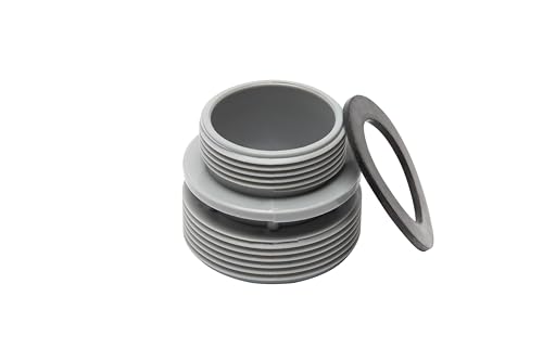 Steinbach Adapter für INTEX Pools, 2' x 1,5' AG, 040933, Grau