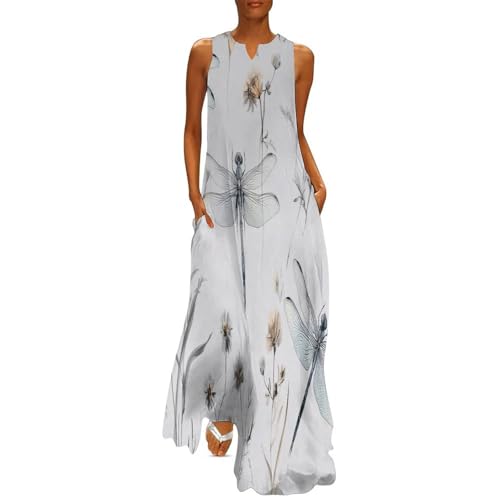 Robe Longue d'Été Légère avec Poches : En fFinis les Complexes en Grande Taille