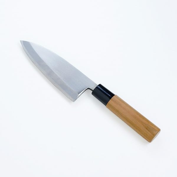 出刃包丁 安来鋼 ハンマード仕上げ 木製ハンドル ☆左利き用 出刃包丁