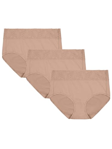 Image of Vanity Fair Women's Effortless Panties for Everyday Wear, Buttery Soft Fabric & Lace