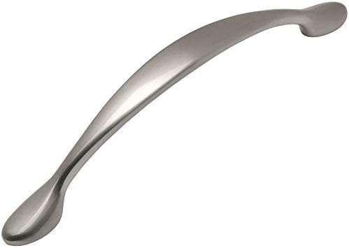 25 Pack - Cosmas 7325-128SN Satin Nickel Cabinet Hardware Handle Pull - 5" Inch (128mm) Hole Centers