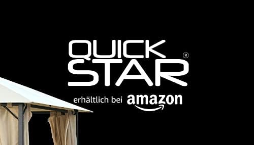QUICK STAR Replacement Roof for Garden Gazebo 3x3m (9,7ft - 9,7ft) Beige