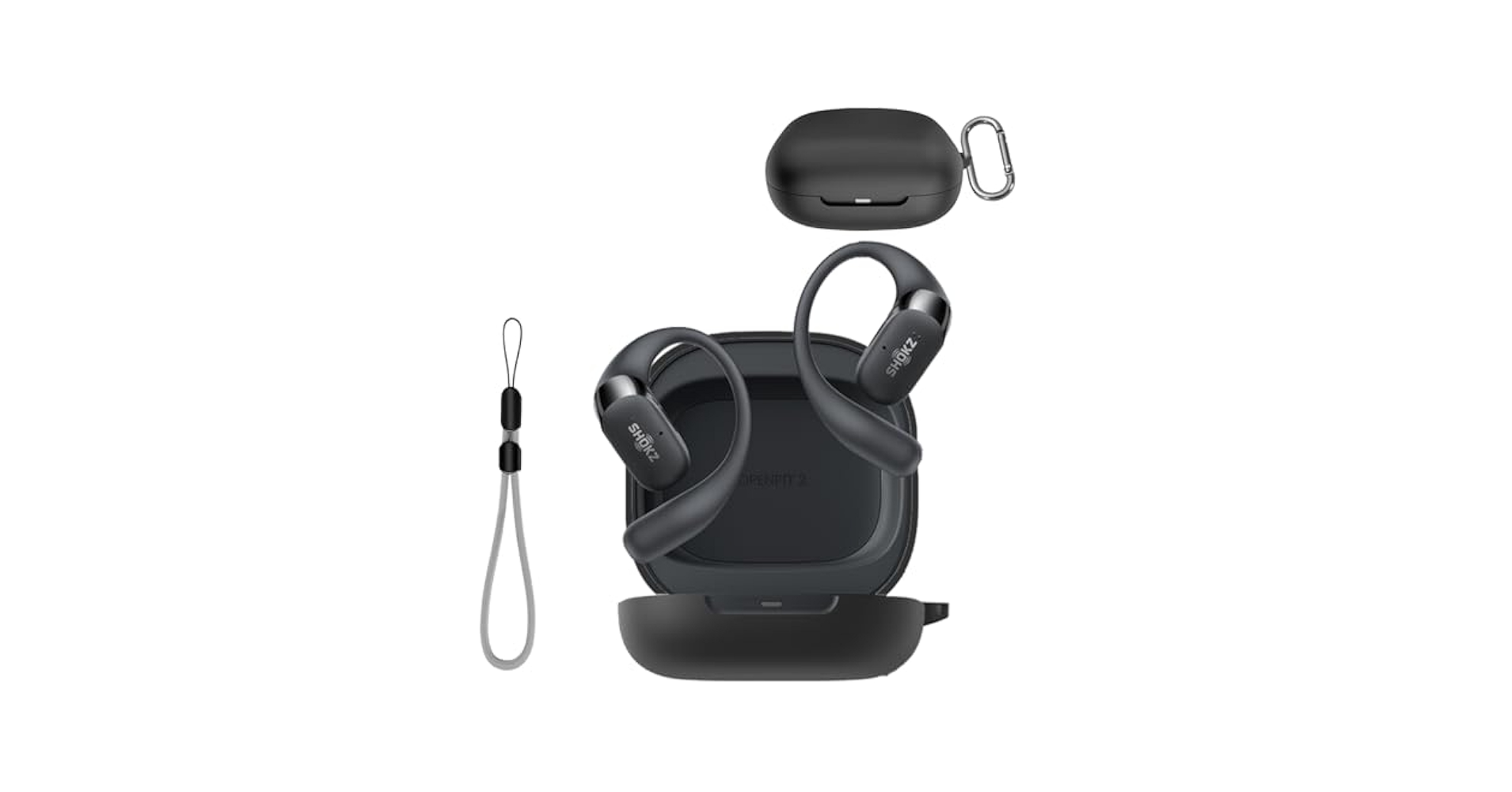 オープンフィット2➕イヤホンケース 楽天市場】SHOKZ OPENFIT2 シリコンケース カラビナ付き ケース