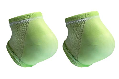 Image of Gel Heel Strap for Kids with Heel Sensitivity from Severs Disease, Plantar Fasciitis. (Green)