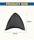 Flaconi 4PCS Motorradhelm Deko,Helm Ohren,Motorradhelm Katzenohren,Motorradhelm Dekorative Ohren,Katzenohren Motorradhelm Dekorative,Katzenohren Eckdekoration Für Fahrradhelm,Motorradhelm (Schwarz)