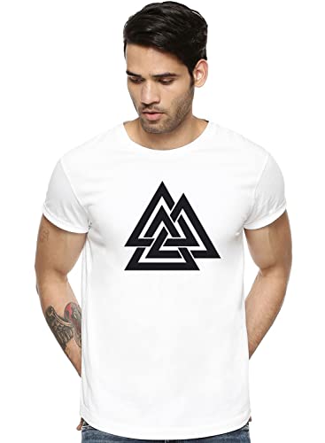 Image of ADRO Men's 100% Cotton Regular Fit T-Shirt
