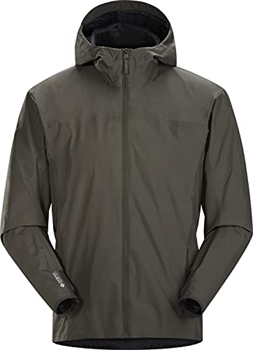 Arc'teryx Solano Hoody Men's | Urban styled Gore-Tex INFINIUM hoody. | Moonshadow, Small