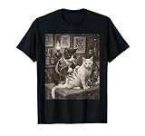Tatouage Vintage Chat Fumeur Encre Kitty Artiste drôle Meme T-Shirt