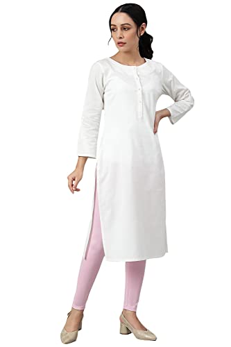 Image of W for Woman W Cotton Lycra Strechable Ankle Length For Women Tights For Women | Ankle Length For Women | Cotton Tights For Women | Lycra Tights For Women | Leggings For Women