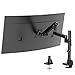 Price comparison product image PUTORSEN Premium Aluminium Monitor Monitor Stand for 17-40 Inch Screens, Adjustable Height Tilt Swivel Desk Mount, Support Up to 12 kg, VESA 75/100 MM
