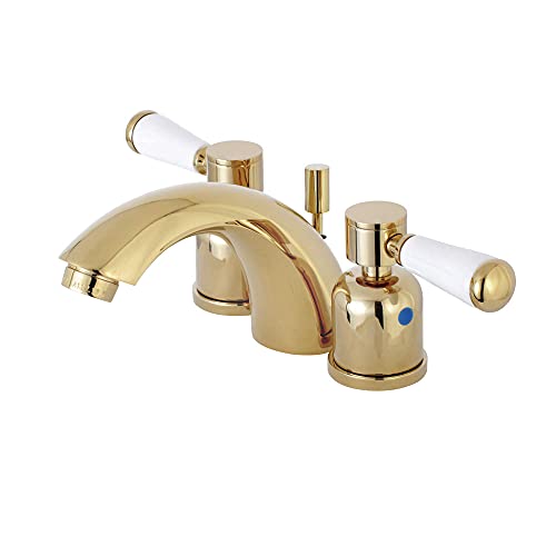 Kingston Brass KB8952DPL Mini-Widespread Bathroom Faucet, Polished Brass