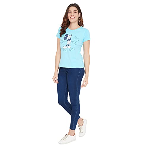 Image of Women's Graphic Print Regular Fit Round Neck Short Sleeves T-Shirt