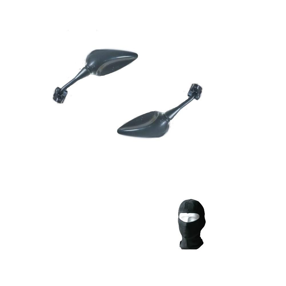 COMPATIBILE CON CAGIVA MITO 125 EV COPPIA DI SPECCHIETTI DA CARENA RETROVISORE PER MOTO SPECCHIO OMOLOGATO FAR MONTAGGIO CON ATTACCO VITE M.6