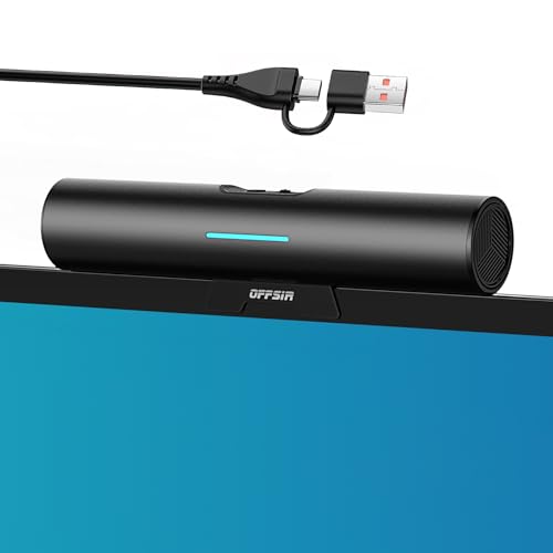 Computer Speakers for Desktop PC Monitor, USB or Type C...