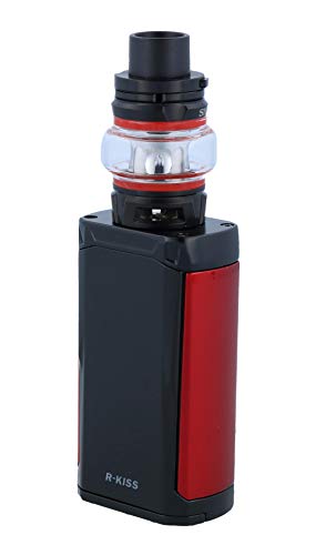 Smok R-Kiss E Zigarette Set | R-Kiss 200 Watt | TFV8 Baby V2 Verdampfer | 2x Baby V2 Heads - Farbe: schwarz-rot – Bild 4