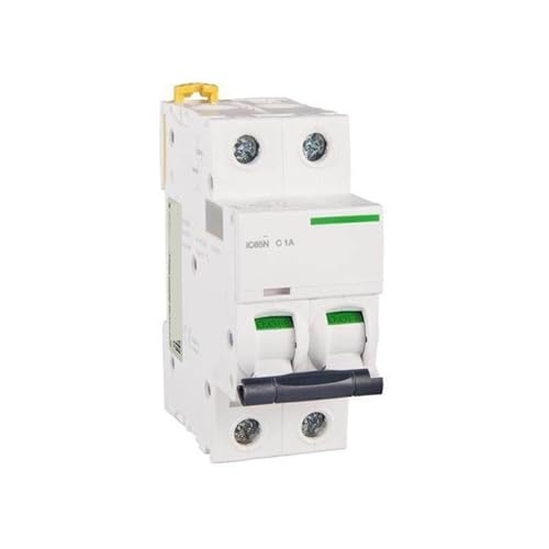 Disjoncteur iC65N 2P C1A protège contre court-circuit et évite incendie électrique