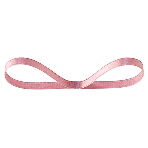 ヘッズ リボン 06㎜幅×30m巻 スモーキーピンク 1巻 サテン 片面 HEADS 0606R