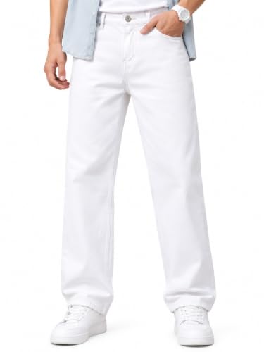 Clyver Men's Regular Fit Stretch Jeans, Blue - Image 2