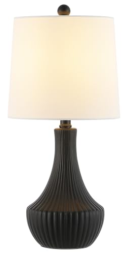 Lámpara de Mesa Negra SAFAVIEH 20 Pulgadas LED