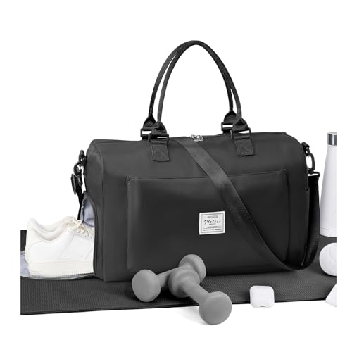 Gym Bag Womens,Travel Duffel Carry on Bag Sport Tote Bag Weekend Overnight Bag