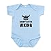 CafePress Daddy???S Little Viking Body Suit Cute Infant Bodysuit Baby Romper Sky Blue