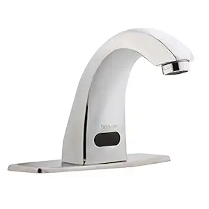 Hindware F240001CP Sensor Pillar Tap for Wash Basin, Brass with Chrome Finish