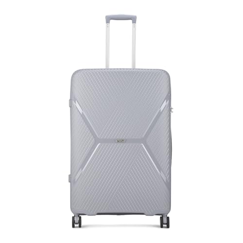Image of VIP Engage Check-in Hard-Sided Trolley Bag - 76cm for Travel (Large, Light Grey)
