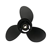 SHUAI KAI Hélice de Barco 11 1/4 x 15 para Motor fueraborda para Suzuki 35, 40, 50, 60 y 65 HP, Aluminio, con estrías 13 Dientes, Pieza 58100-88L61-019