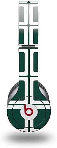 Skin Decal Wrap Works with Original Beats Solo HD Headphones Squared Hunter Green Skin Only (Headphones NOT Included)