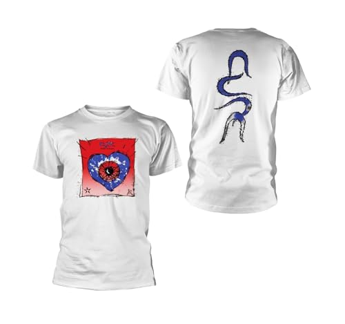 The Cure Mens Friday Im in Love T-Shirt White Large | Officially Licensed Merchandise