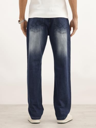 Image of WROGN Men's Anti Fit Jeans | Mid Rise | Jeans for Man