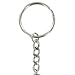Saint Christopher Protect Us Key Chain and Split Key Ring