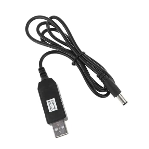 USB 5V から 4.2V 8.4V 12.6V DC 5.5x2.1mm ラインコンバータ電源ケーブル 18650 リチウムパック 63HD 用(12.6V Output)