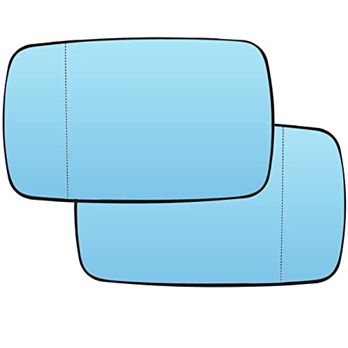 Espejo retrovisor azul calefactable para coche BMW Serie 3 E46 y Serie 5 E39